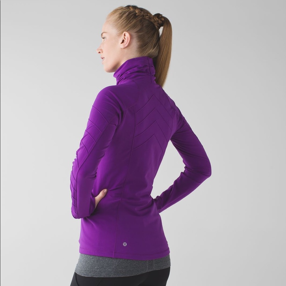 Lululemon Face The Frost 1/2 Zip - Tender Violet
